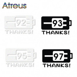 Atreus Pvc Bil Bränsle Tank Keps Klistermärken För Audi A4 B6 B8 A1 Vw Passat B5 B7 Skoda Octavia A7 A5 Renault