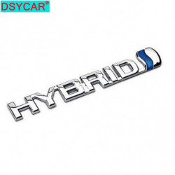 Dsycar 3d Metall Hybrid Bil Sticker Emblem Bricka För Jeep Bmw Vadställe Lifan Nissan Mazda Audi Vw Honda Bil