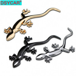 Dsycar 1 St 3d Metall Gecko Bil Sida Fender Bak Trunk Emblem Bricka Sticker Dekaler För Jeep Bmw Nissan Audi Vw