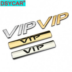 Dsycar 1 St 3d Metall Vip Bil Sida Fender Bak Trunk Emblem Bricka Sticker Dekal För Jeep Undvika Bmw Nissan Audi