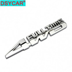 Dsycar 1 St 3d Metall 4wd Bil Sida Fender Bak Trunk Emblem Bricka Sticker Dekal För Jeep Undvika Bmw Nissan Audi