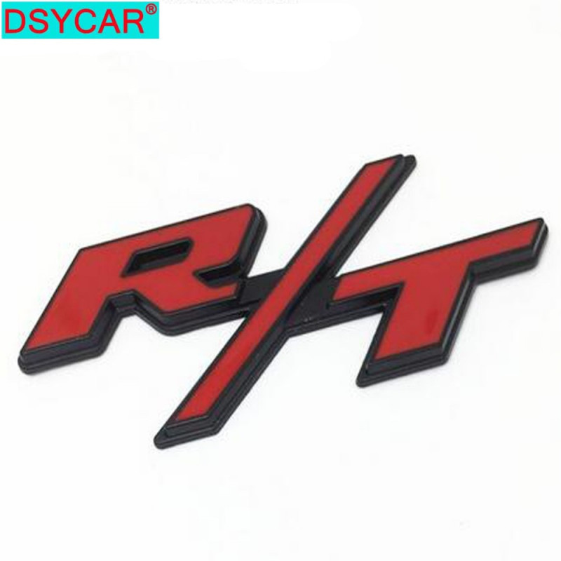 Dsycar 3d Metall Rt Bil Sticker Emblem Bricka För Jeep Bmw Vadställe Lifan Nissan Mazda Audi Vw Honda Bil Lada