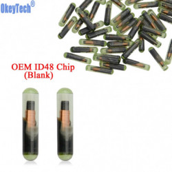 Okeytech 10 St Massa Bil Nyckel Chip Tom Oem Id48 Chip Bil Transponder Chip Glas Id 48 Låsa Upp Chip För V W