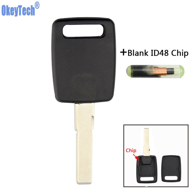 Okeytech Bil Smart Nyckel Ersättning Blanks Transponder Nyckel Fob För Audi A4 B6 A3 A6 C5 C6 B8 B7 Q5 B5 Q7