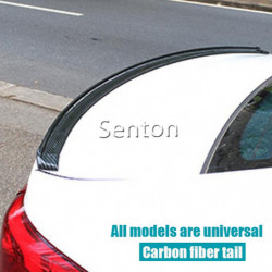 Bil Kol Fiber Spoilers Sticker För Volkswagen Passat B5 B6 B7 Audi A3 A4 B6 B8 B7 B5 A6 C5 C6 Q5 A5 Q7 Tt A1