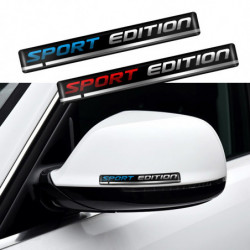 Bil Styling 2pcs Sport Emblem Bricka Dekal Sticker För Bmw Audi Nissan Toyota Honda Motorcykel Cykel Dekoration