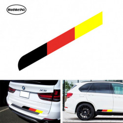 Meini Bil Styling Bil Suv Vinyl Grafisk Bil Sticker Tyskland Flagga Rand Dekal Klistermärken För Audi Bmw Mercedes