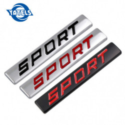 Svart Röd 3d Metall Sport Bil Sticker Emblem Bricka För Jeep Bmw Vadställe Volvo Nissan Mazda Audi Honda Toyota