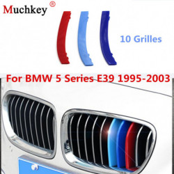 3d M Styling Främre Grill Trimma Strips Grill Omslag Sticker För Bmw 1995 Till 2003 5 Serier E39 520i 535i 525i