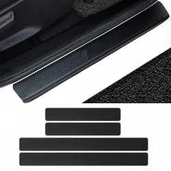 4pack Vattentät Kol Fiber Sticker Skyddande För Mercedes Benz W203 W204 W210 W124 Cla Bil Tillbehör Motorcykel