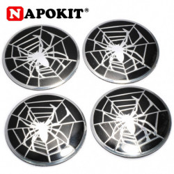 4pack 56mm Bil Styling Spindel Logotyp Mönster Emblem Bil Hjul Centrum Nav Keps För Bmw Vadställe Golf Polo