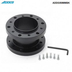 Addco Tävlings Bil Fordon Aluminium Legering 50mm Styrning Hjul Höjd Nav Adapter Spacer Addg50mmbk