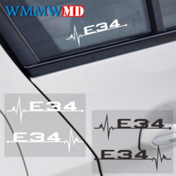 2pcs Massa M Kraft Prestanda Emblem Bricka E28 E30 E34 E36 E39 E46 E60 E61 E62 E90 E91 E92 Logotyp Bil Windows