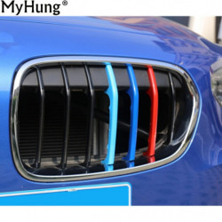 För Bmw 1 Serier 2015 Till 1 Serier F20 3d M Styling Främre Grill Trimma Motorsport Strips Grill Omslag Klistermärken