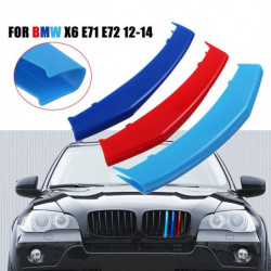 3 St 3d Främre Njure Grill Grill Omslag Klämma 3 Färger För Bmw X6 E71 E72 20122014 7 Polacker