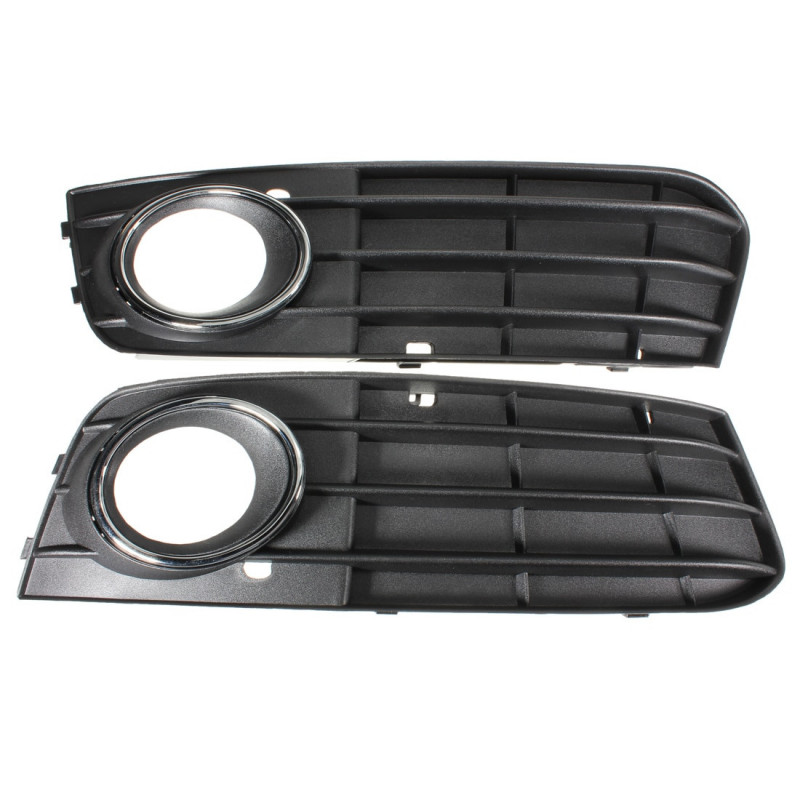 2pcs Bil Främre Stötfångare Dimma Ljus Grill Grill Omslag För Audi A4 B8 A4l 2009 2010 2011 2012 8kd 807 681