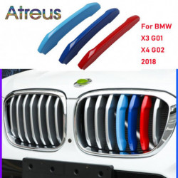 Atreus 3pcs För Bmw X3 G01 X4 G02 2019 Tillbehör Motorsport Kraft M Prestanda Främre Grill Trimma Strips Omslag