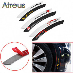 Atreus 2pcs Bil Hjul Ögonbryn Anti Kollision Remsa Dekoration För Hyundai Creta Tucson Bmw X5 Vw Golf 4 Tiguan