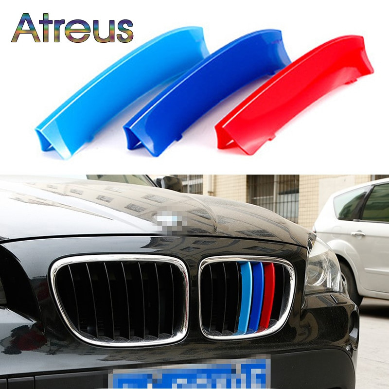 Atreus 3pcs För Bmw F20 F21 F52 Z4 F01 G11 G12 1 Serier 7 Serier Motorsport Kraft M Prestanda Främre Grill Trimma