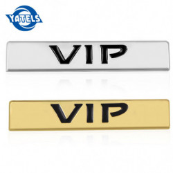 Bil Motorcykel Metall Vip Emblem Bricka Dekal Sticker För Teana Peugeot Bmw Vadställe Fokus Kia Mazda Toyota