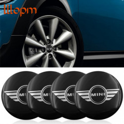 4pack Massa Bil Styling Hjul Centrum Nav Keps Bricka Sticker För Bmw Mini Tunnbindare Ett S R50 R53 R56 R60 F55