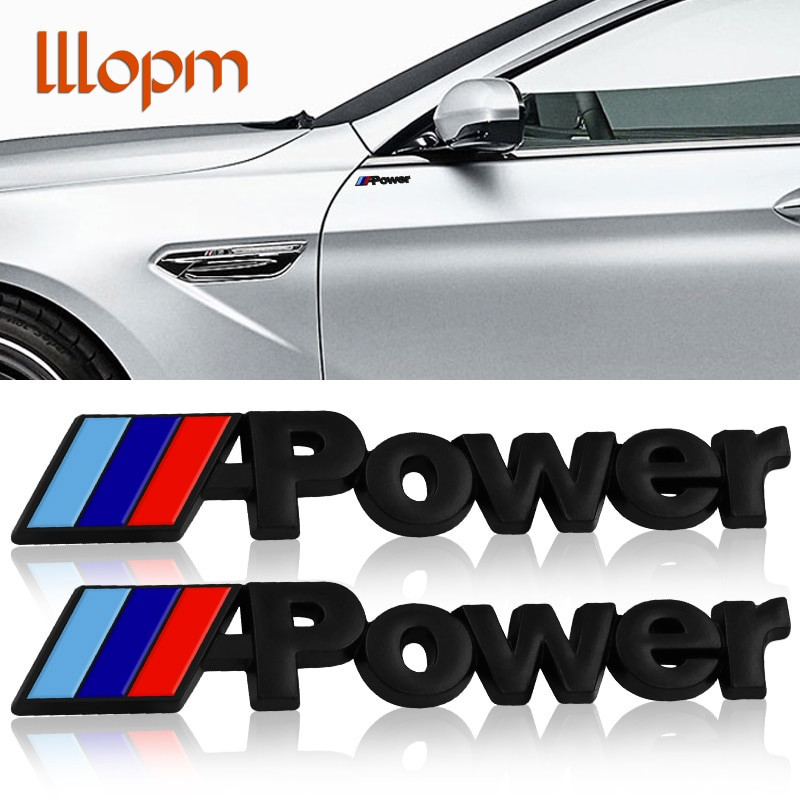 2pec Uppsättning M Kraft Prestanda Bil Sticker Dekal Emblem Bricka För Bmw M 1 3 4 5 6 7 E Z X M3 M5 M6 Mline