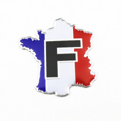 3d Aluminium Frankrike Flagga Bil Sticker Tillbehör Klistermärken För Renault Peugeot Citroen Chevrolet Vadställe