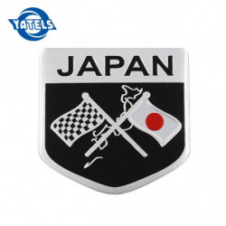 Japansk Flagga Emblem Bricka Bil Styling Motorcykel Sticker Dekal För Kawasaki Suzuki Yamaha Honda Toyota Nissan