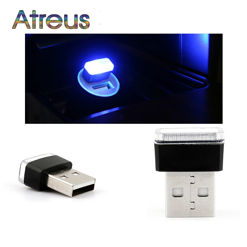 Bilstyling Usb Atmosfär Led Ljus Bil Tillbehör För Toyota Avensis Chr Rav4 Kia Rio Honda Medborgerlig Hyundai