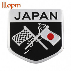 Japansk Flagga Emblem Bricka Motorcykel Sticker Dekal För Mitsubishi Kawasaki Suzuki Yamaha Honda Toyota Nissan