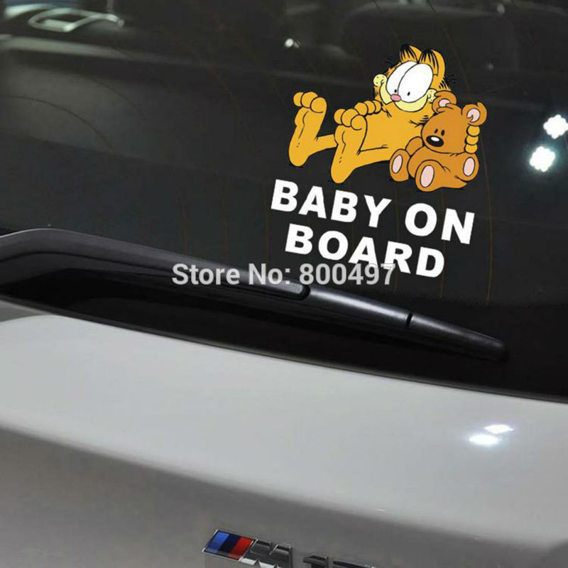 Est Design Rolig Bil Sticker Tecknad Serie Katten Gustaf Bady På Styrelse För Tesla Vadställe Chevrolet Toyota