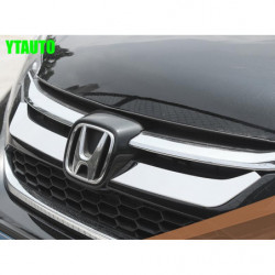 Främre Grill Trim För Honda Crv 2015 Rostfri Stål 2pcs Uppsättning Bil Exteriör Tillbehör