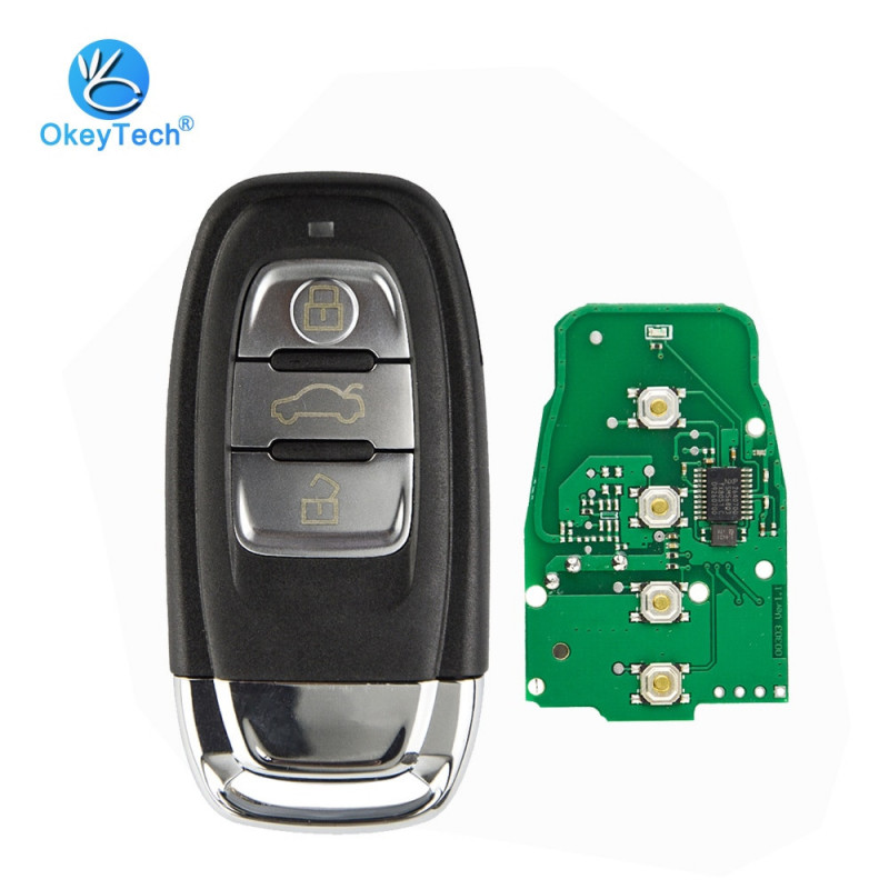 Okeytech Keyless Inträde Smart Avlägsen Bil Nyckel 315 433 868mhz För Audi Q5 A4 A5 A4l 8t0959754c 8k0959754g