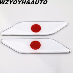 Bil Styling 3d Pvc Aluminium Legering Bil Klistermärken Japan Flagga Bricka Bricka Emblem Dekal Dekor För Mazda