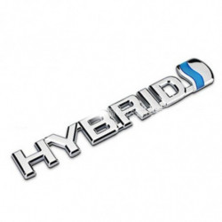 3d Magmuskler Krom Hybrid Bricka Emblem Sticker Dekal För Toyota Prius Yaris Camry Bilstyling