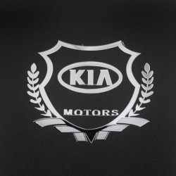 2pcs Excellent 3d Metall Bil Sticker Emblem Bricka Fall För Kia Ceed Rio Sportage R K3 K4 K5 Ceed Sorento Cerato