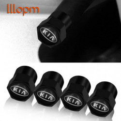 4pack Uppsättning Bil Emblem Aluminium Bil Däck Ventil Caps Passa För Kia Sportage För Kia Rio K2 K3 K5 K9