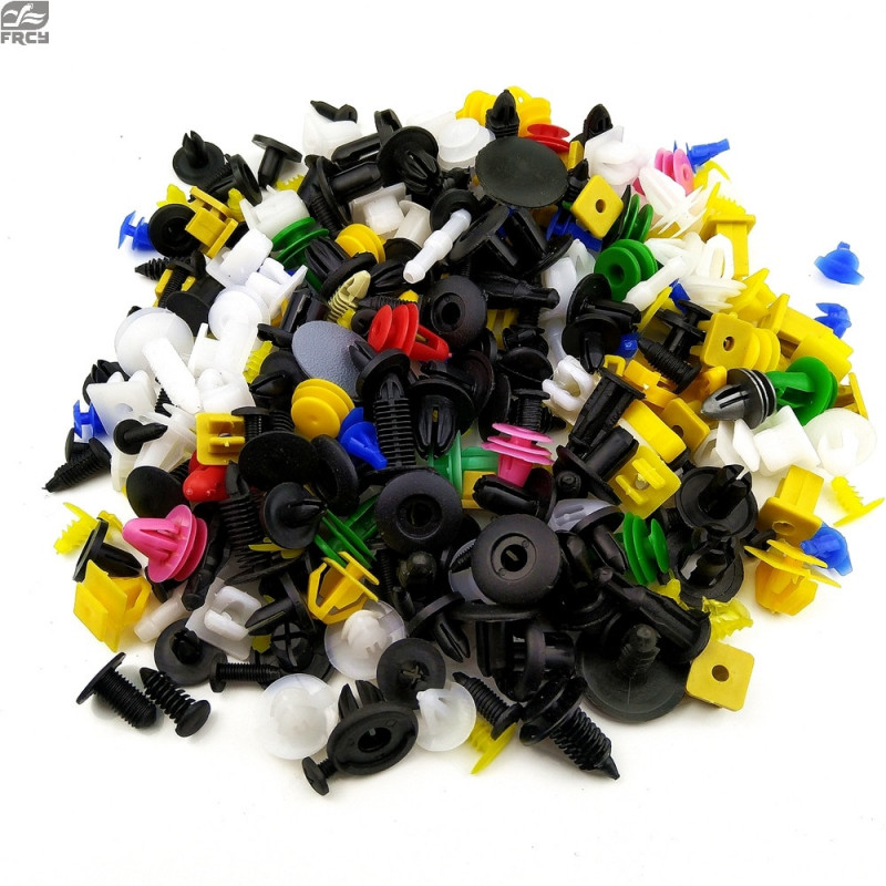 100pcs Universell Blandad Clips För Audi Bmw E46 Vw Renault Opel Golf Fiat Audi Mazda Vadställe Toyota Sittplats