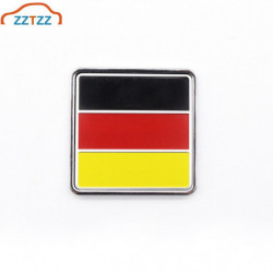 Zztzz 3d Metall Tysk Flagga Bil Kropp Sida Fender Bak Trunk Emblem Bricka Sticker För Volkswagen Audi Bmw Mercedes