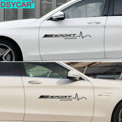 Dsycar 1 Par Personlighet Sport Dekaler Motor Tävlings Huva Dekaler Stansad Vinyl Sticker För Benz Mercedes Klistermärken