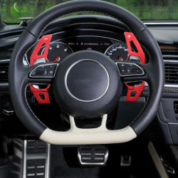 Vodool 2pcs Bil Styrning Hjul Flytta Paddlar Förlängning Shifter Interiör Tillbehör Bil Styling För Audi A5