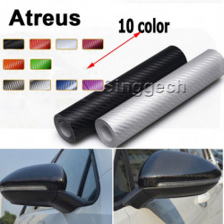 Atreus 10 Färg 30127cm Bilstyling Kol Fiber Klistermärken För Mitsubishi Asx Suzuki Subaru Acura Jeep Renegat