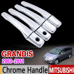 För Mitsubishi Grandis Krom Dörr Hantera Omslag Trimma Uppsättning 2003 2004 2005 2006 2007 2008 2009 2010 2011