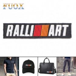 Bil Styling För Kläder Klistermärken Tyg Applique Lappa Broderi För Mitsubishi Ralliart Lancer Ralli Konst