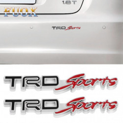 Bil Styling Trd Sorterar Logotyp 3d Tävlings Metall Sticker Bil Emblem Bricka Dekal För Toyota Krona Reiz Corolla