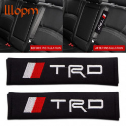 2pcs Uppsättning Sittplats Bälten Covers Stoppning Andas Bomull Bälte Axel Ärm För Toyota Corolla Trd Sporter