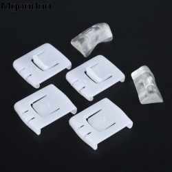 Mgoodoo 6pcs Bil Clips Sittplats Järnväg Löpare Klämma Slider Guide Bit 435881203a 171881213b 191881213 För