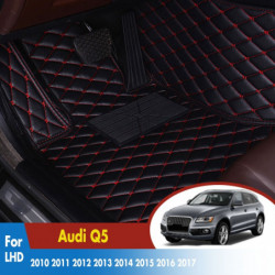 Lhd Bil Golv Mats För Audi Q5 2010 2011 2012 2013 2014 2015 Läder Mattor Rusa Mats Bil Interiör Tillbehör