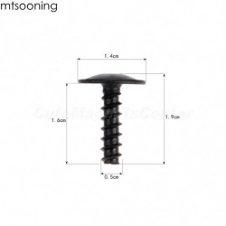 Mtsooning 20st N90775001 Bil Motor Omslag Hjul Båge Inre Liner Lera Klaffar Fender Stänk Vakt Torx Skruvar Tappning