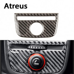 Atreus För Audi A3 8v 2013 Bilstyling Kol Fiber Interiör Trösta Bak Luft Ventilera Utlopp Covers Klistermärken